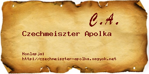 Czechmeiszter Apolka névjegykártya